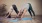 a couple of people doing yoga Taryn at 401 luxury apartments Raleigh NC 