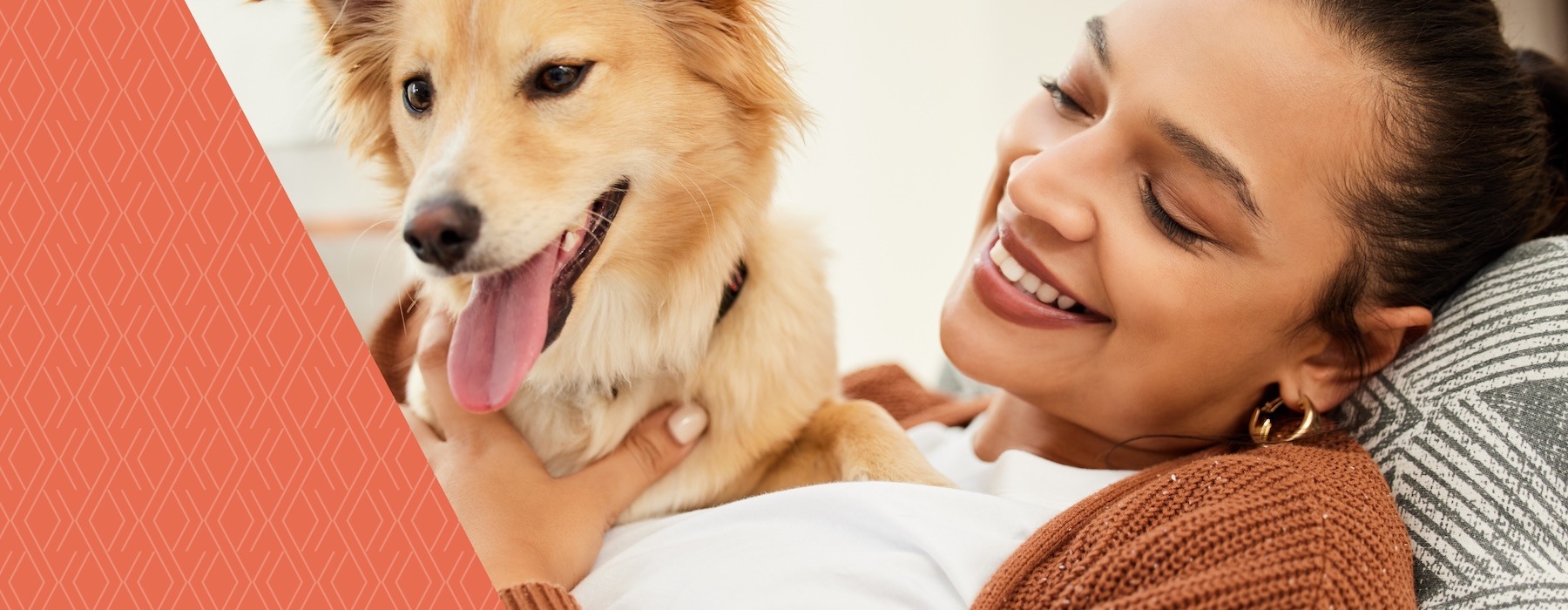 person with dog - Taryn at 401 luxury apartments Raleigh NC 